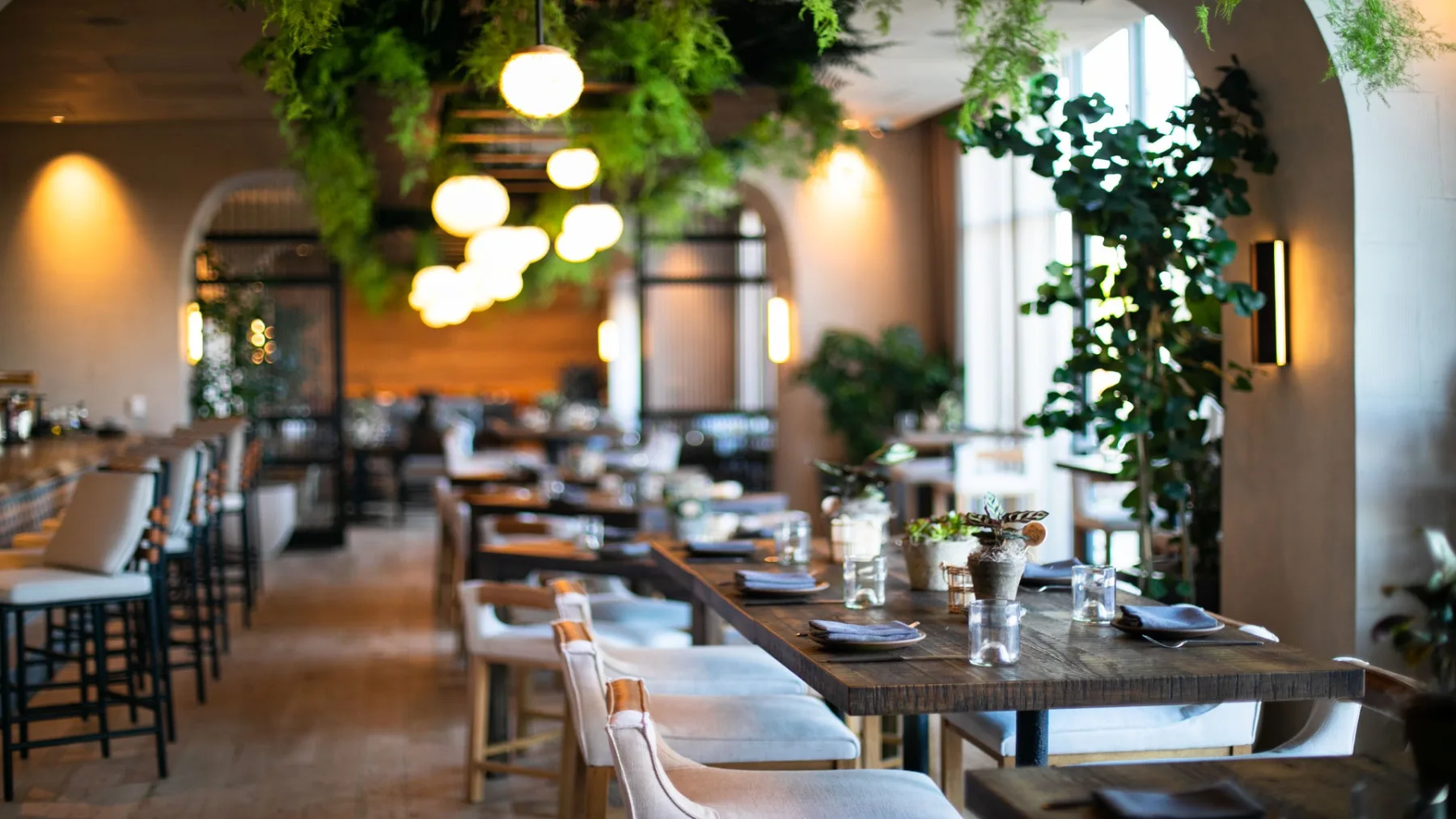 Terrene restaurant and common area inside 1 Hotel San Francisco.