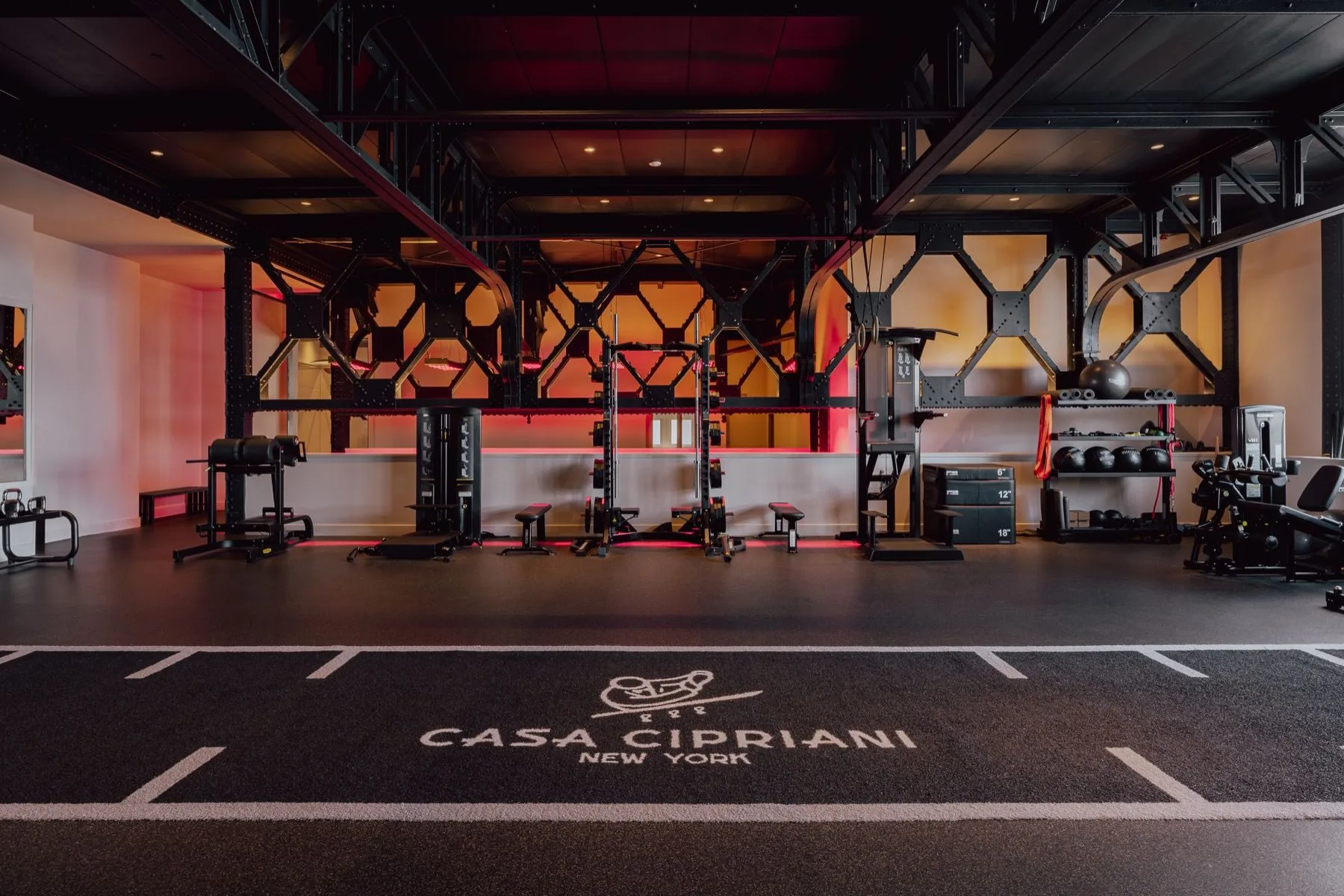 Fitness centre at Casa Cipriani New York
