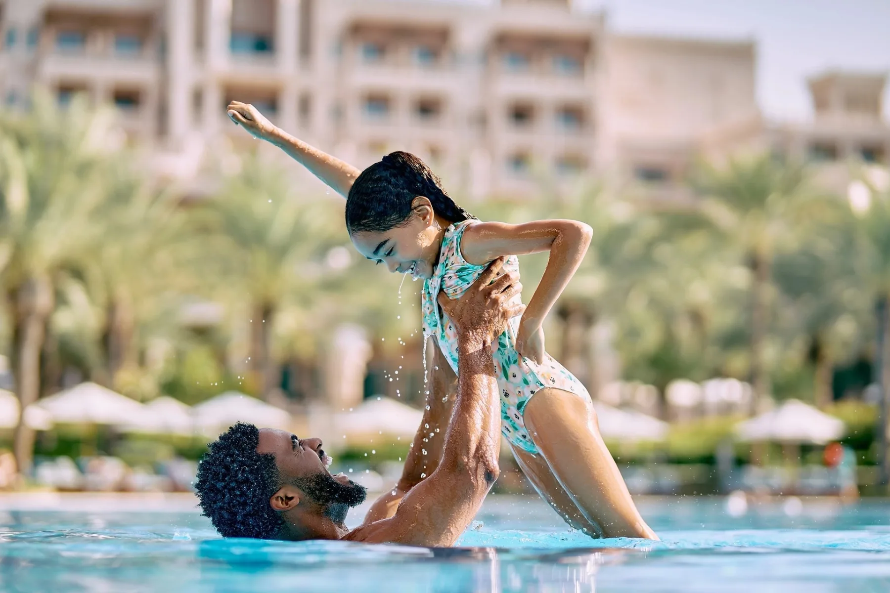 Swimming pool at Jumeirah Al Qasr