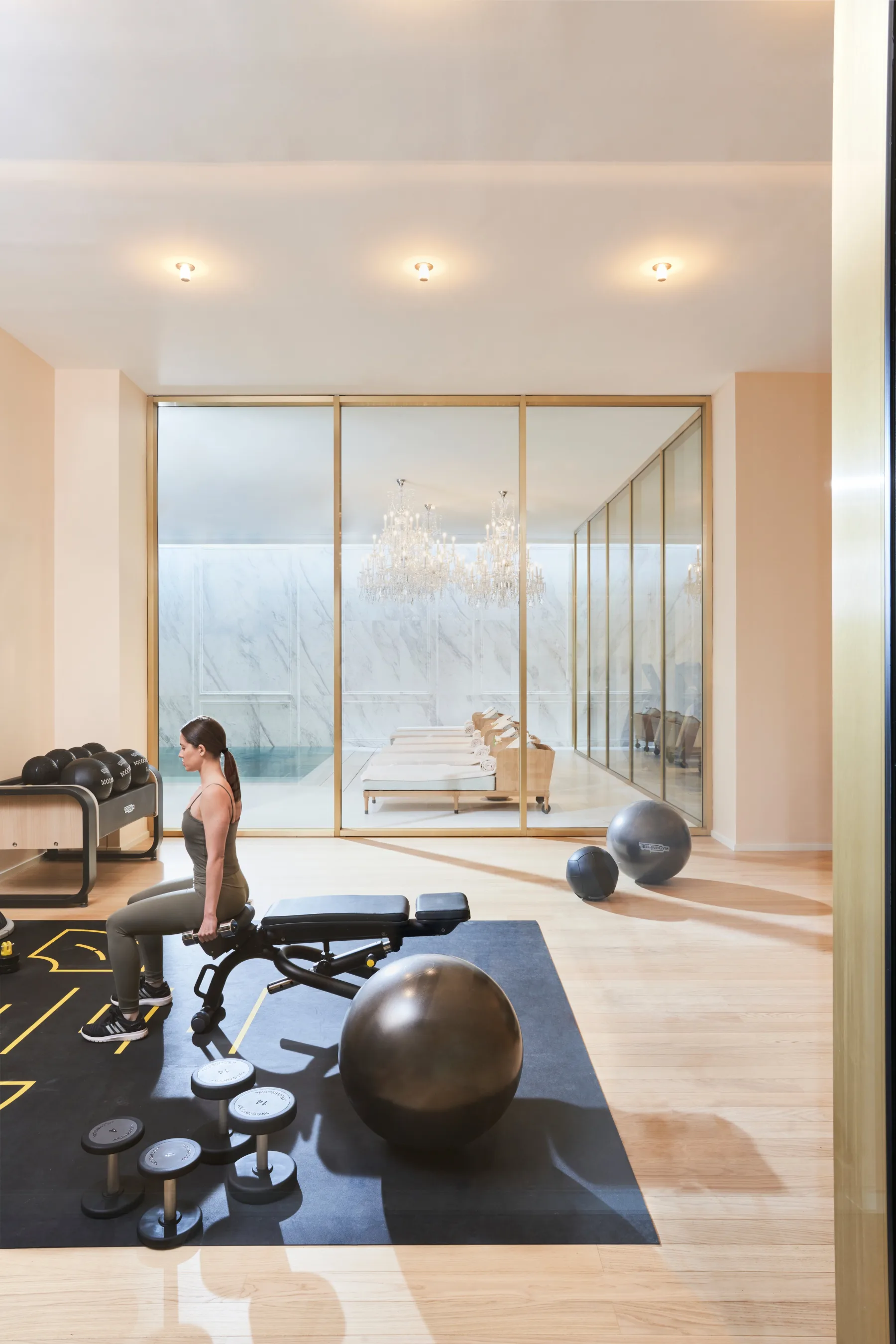 Fitness centre at Mandarin Oriental Ritz, Madrid