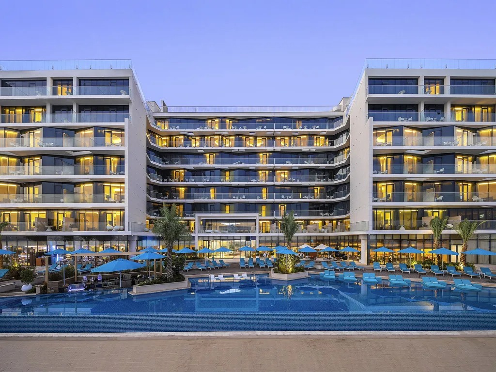 Resort swimming pool at The Retreat Palm Dubai